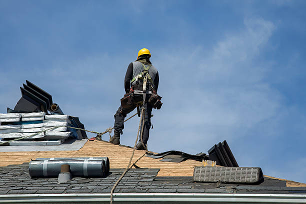 Professional Roofing technician working in Startup, WA